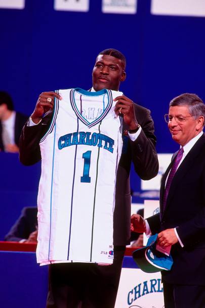 1991: Larry Johnson scelto con la numero 1 da Charlotte (NBA)
